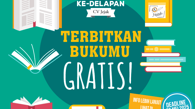 Daftar Peserta Gebyar Terbit Gratis HUT ke-8 Jejak Publisher