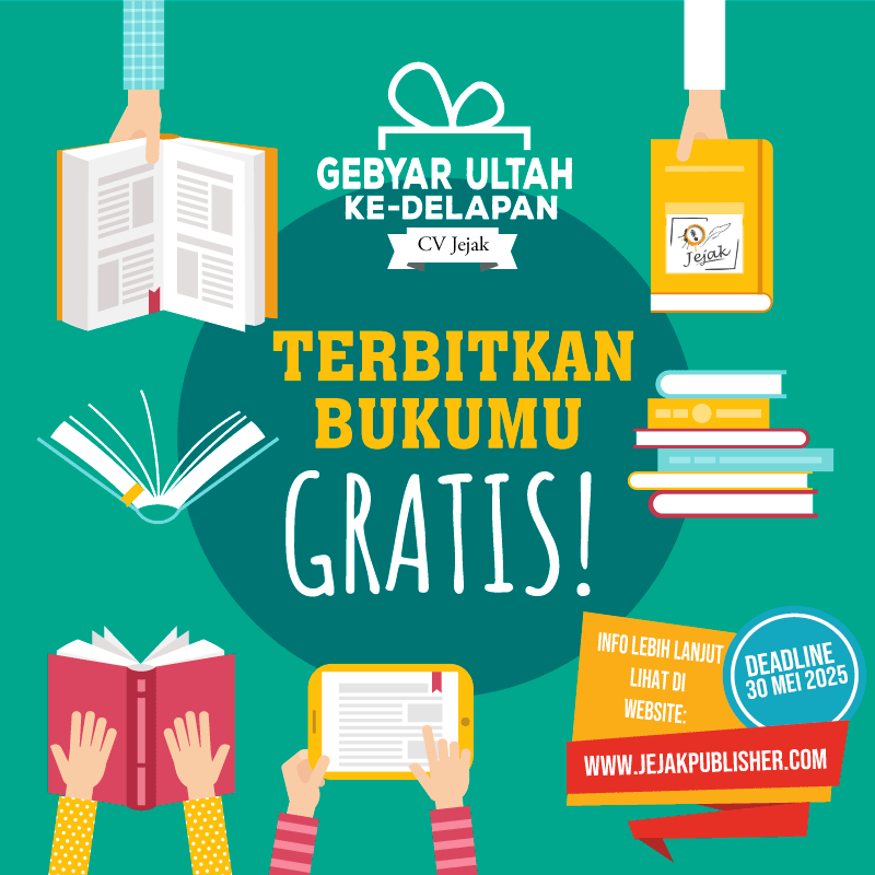 Daftar Peserta Gebyar Terbit Gratis HUT ke-8 Jejak Publisher